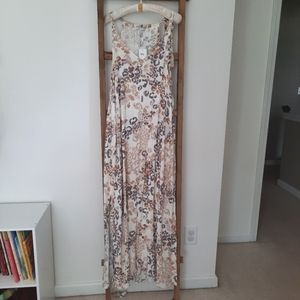 NWT gorgeous leopard print boutique maxi dress